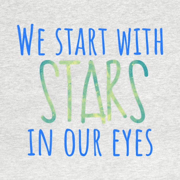 We start with stars in our eyes Dear Evan Hansen by Shus-arts